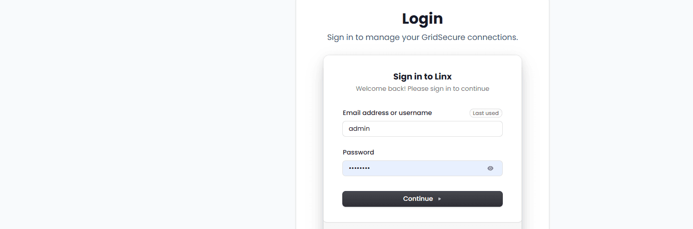 GridNet Portal